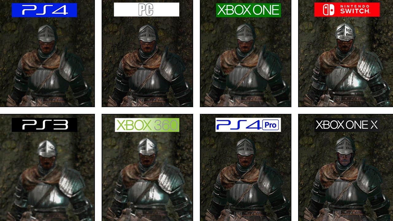 Dark Souls | PS3 - 360 - PS4 - ONE - Switch - PC - PS4Pro - ONEX | All Versions Comparison