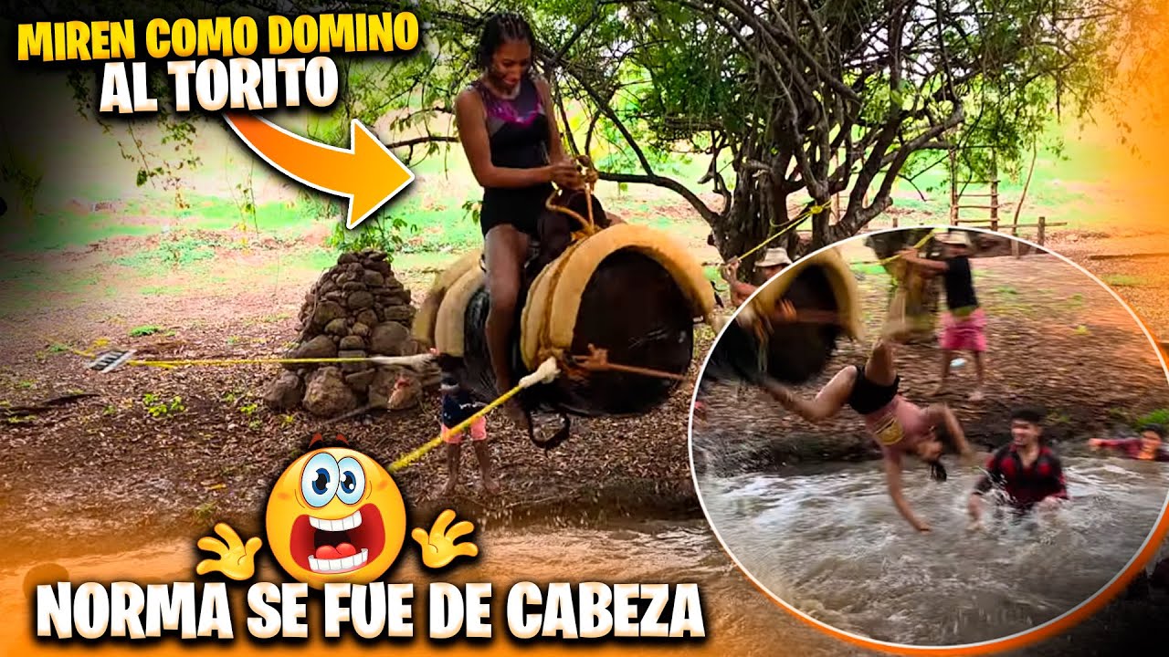 Wendy nos dejó sorprendidos cuanto tiempo duró en el torito. Vean como cayó Norma. Quien ganará?