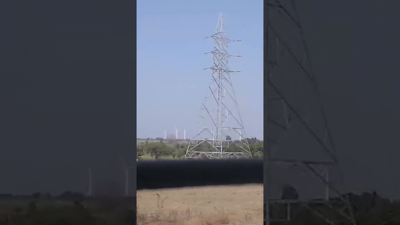 wind mill near maksi railway junction station