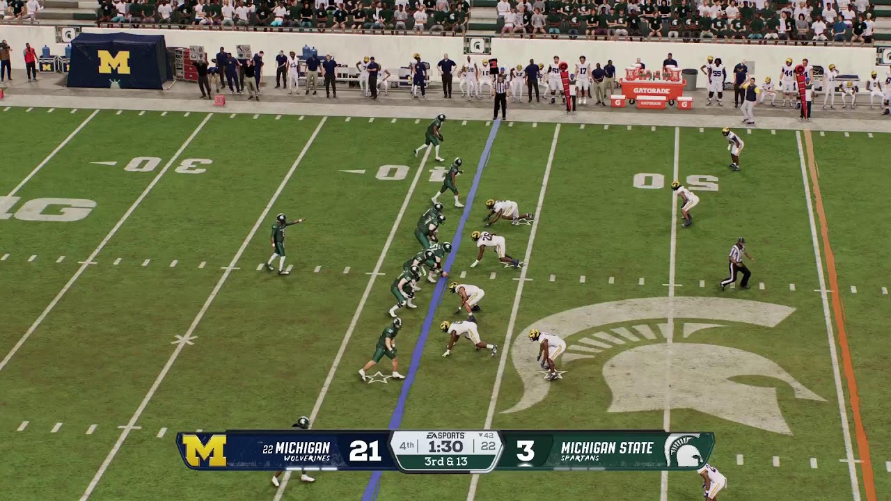 EA Sports College Football 26 Week 9 Michigan Wolverines Vs Michigan State Spartans
