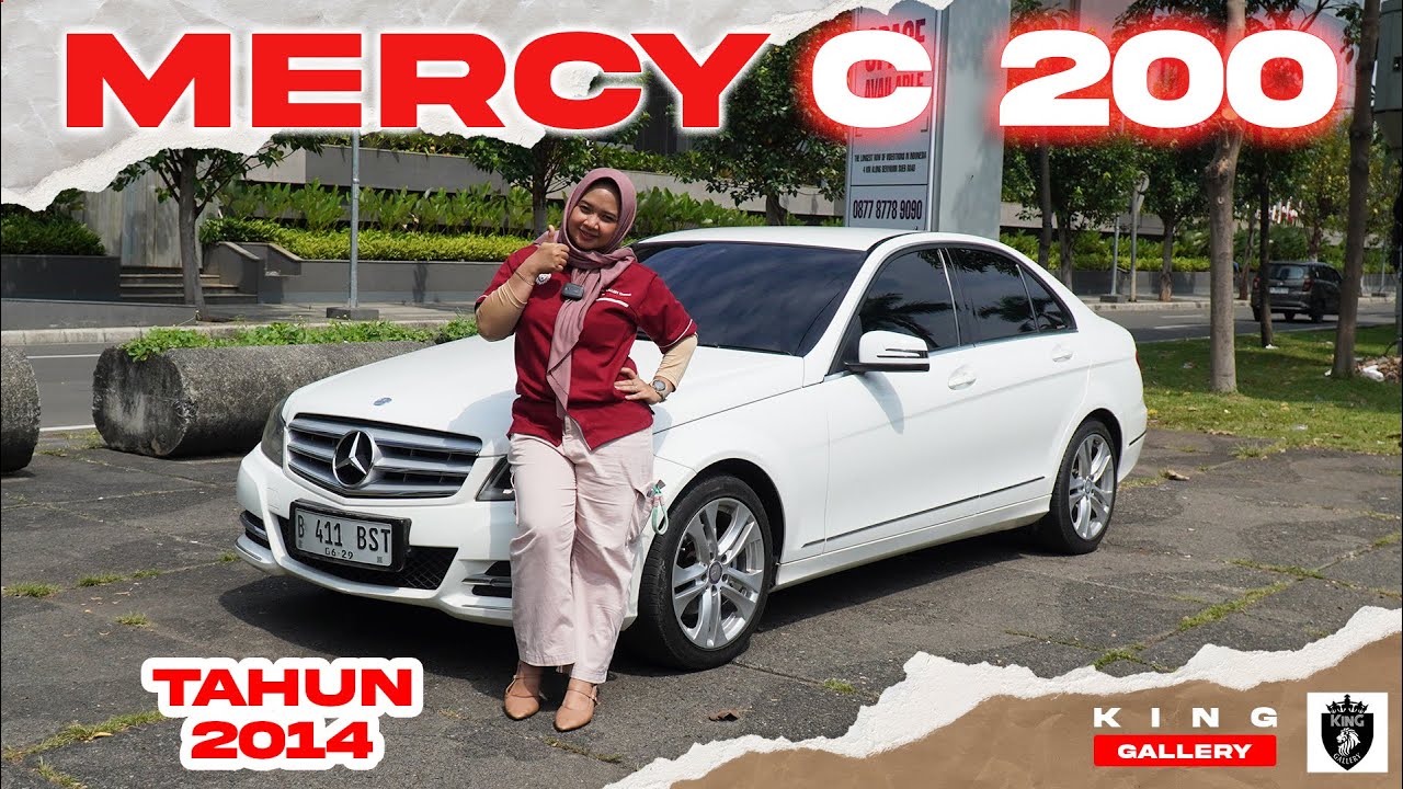TURUN HARGA !!! CUMA 49 JUTA !!! MERCEDES BENZ C 200 2014 !!! KING GALLERY