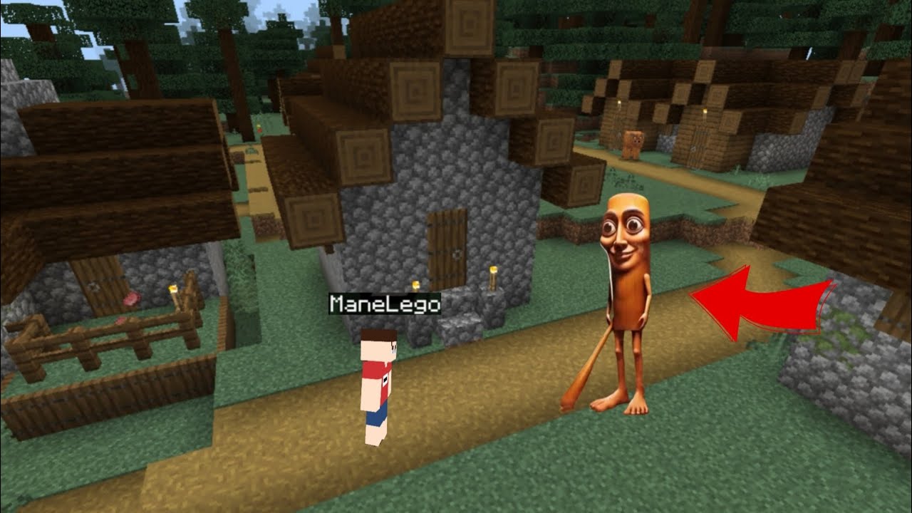В нашу деревню пришёл Тунг Тунг Тунг Саур в Майнкрафте | ManeLego minecraft
