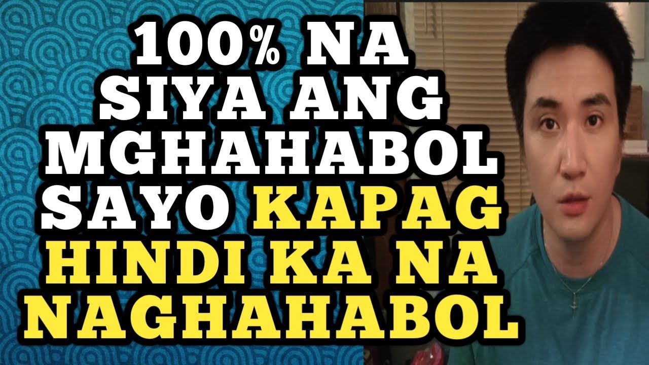 100% na siya ang maghahabol sayo kapag hindi ka na naghahabol .1414