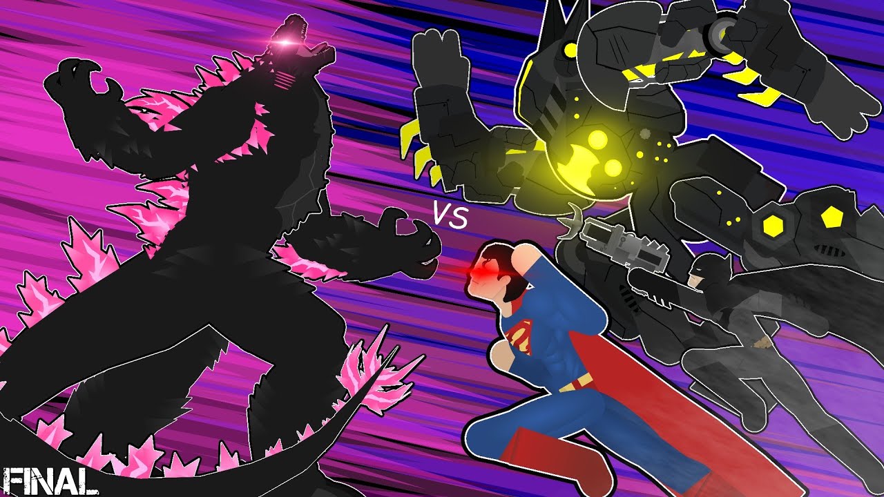 Godzilla Vs DC Justice League part-2 final[stick nodes]#animation#godzilla#godzillaxkongthenewempire