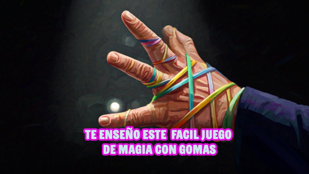 Tutorial juego de magia con Goma que salta