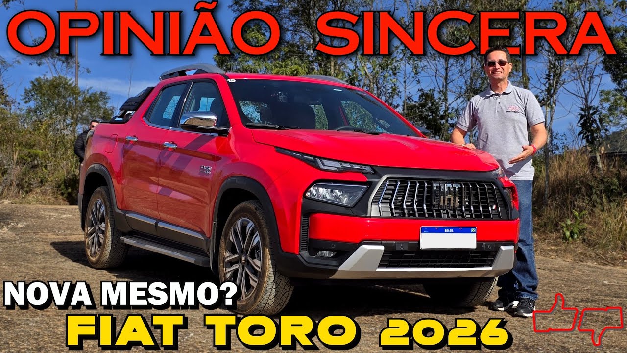 Fiat TORO 2026: NOVA? O que mudou? Vale a Pena? Picape boa ou melhor Ford Ranger, GM S10, Hilux?