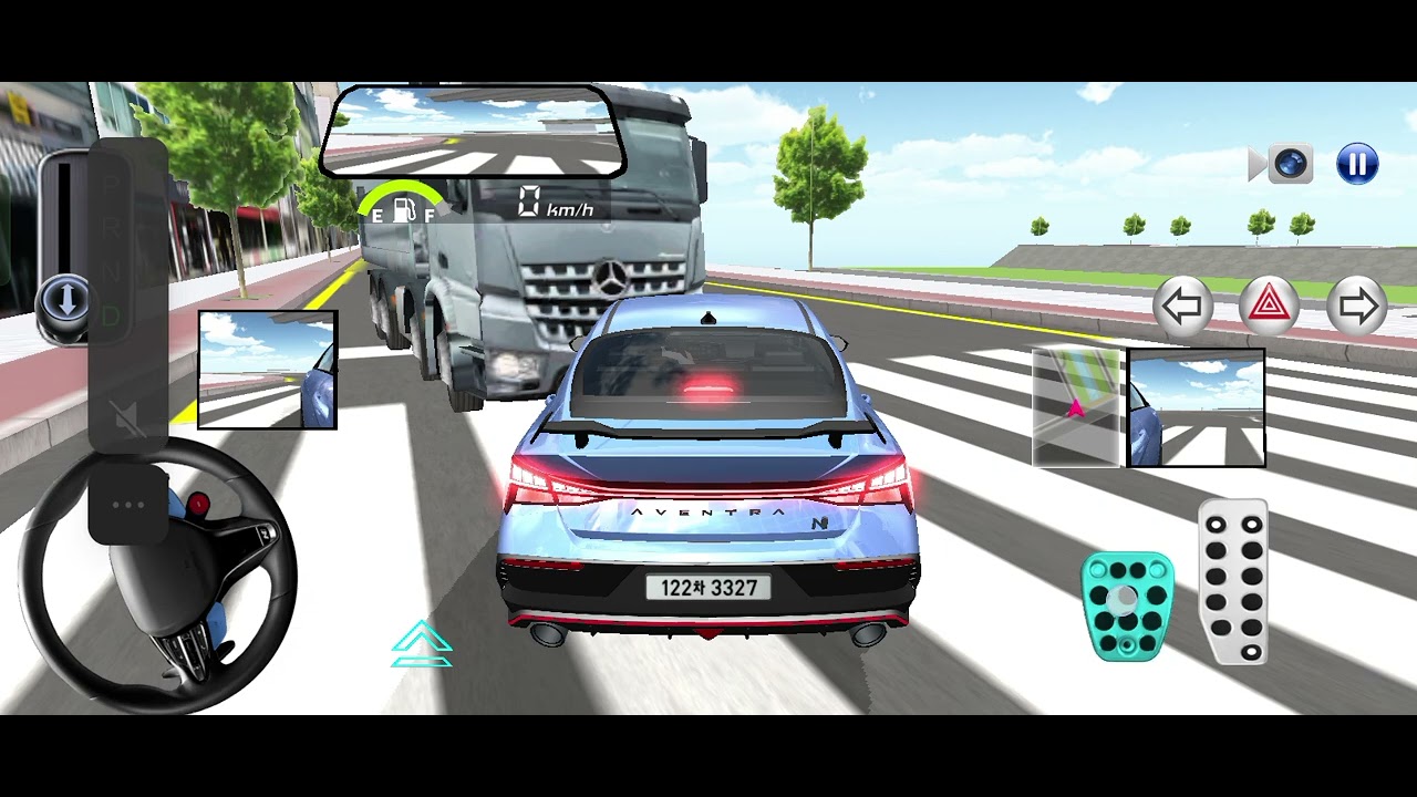 Playing 3D driving class 😁 