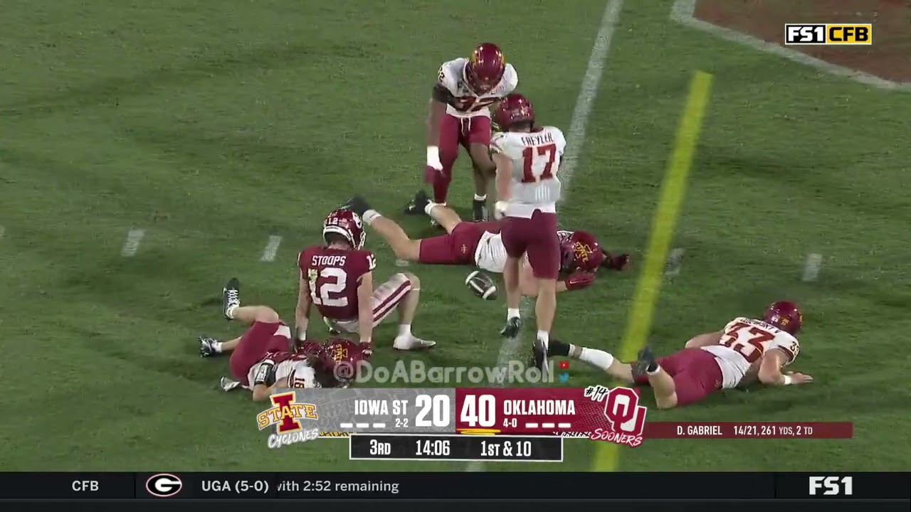Oklahoma OL/Offense vs Iowa State Defense (2023)