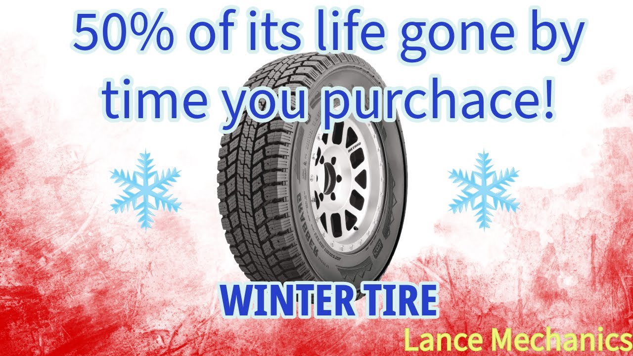 most winter tires are sold at 50% of their  life