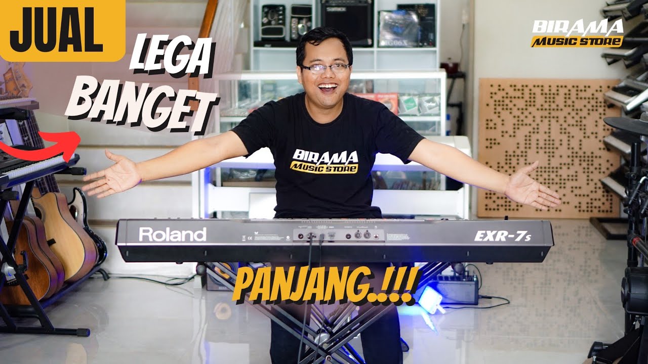 PANJANG...!!  Ukuran itu penting | ROLAND EXR7S 76key, cocok untuk main piano