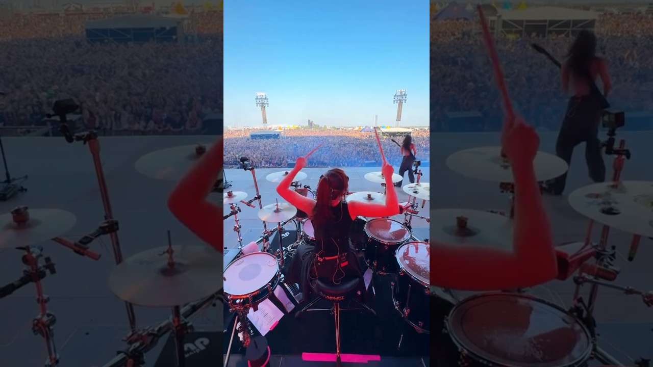 The Warning at NOVA ROCK 2025 -Stage Shot/Pau Cam - Automatic Sun