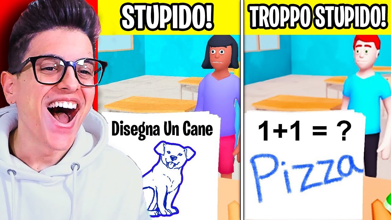 DIVENTIAMO L'INSEGNANTE DEGLI ALUNNI PIÙ STUPIDI!! Papers Grade, please!
