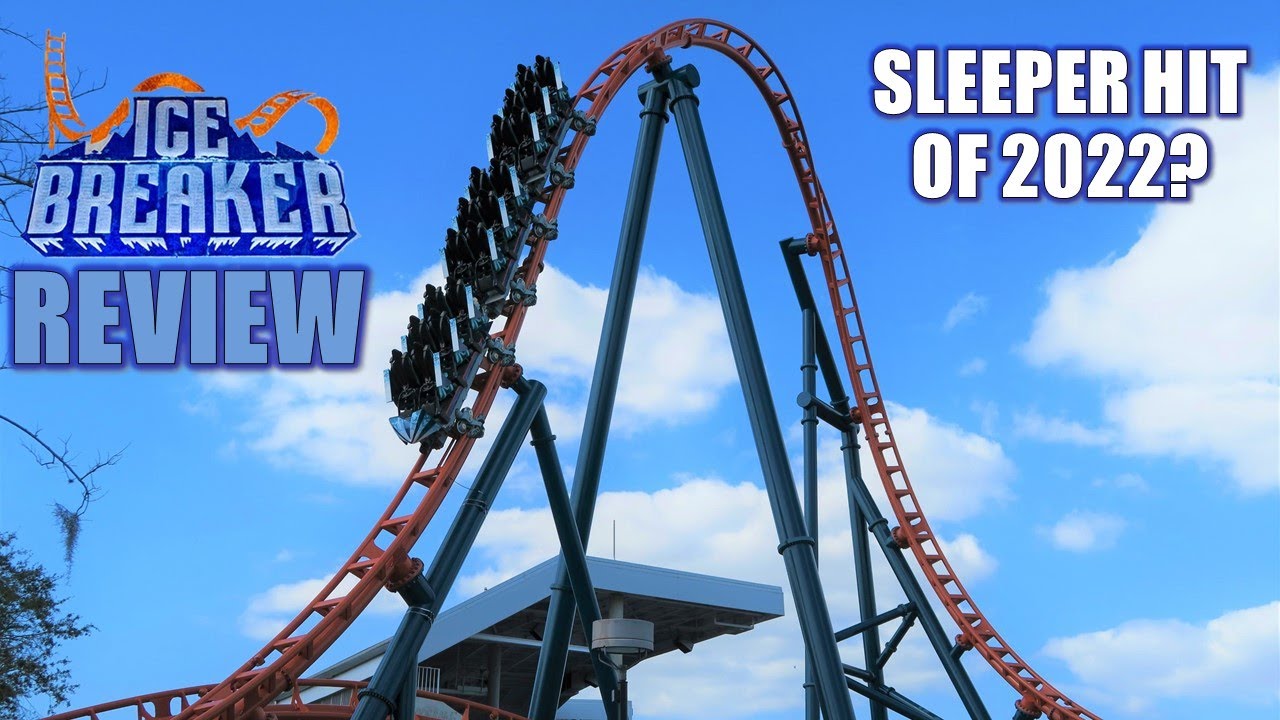 Ice Breaker Review, SeaWorld Orlando Premier Rides Launch Coaster | Sleeper Hit of 2022?