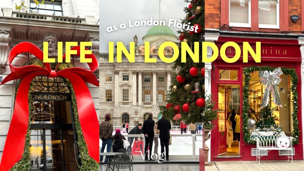 크리스마스 분위기 가득한 런던🎄❤️ 나의 최애 노팅힐·말리본 스팟들, 소머셋 아이스링크, 셀프리지 크리스마스샵🎁