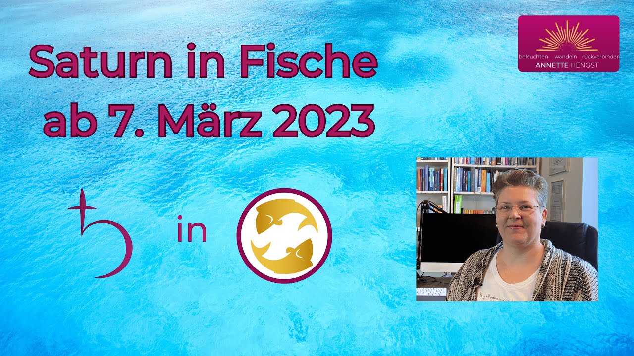 Saturn in Fische ab 7. M&auml;rz - dem Unbewussten begegnen