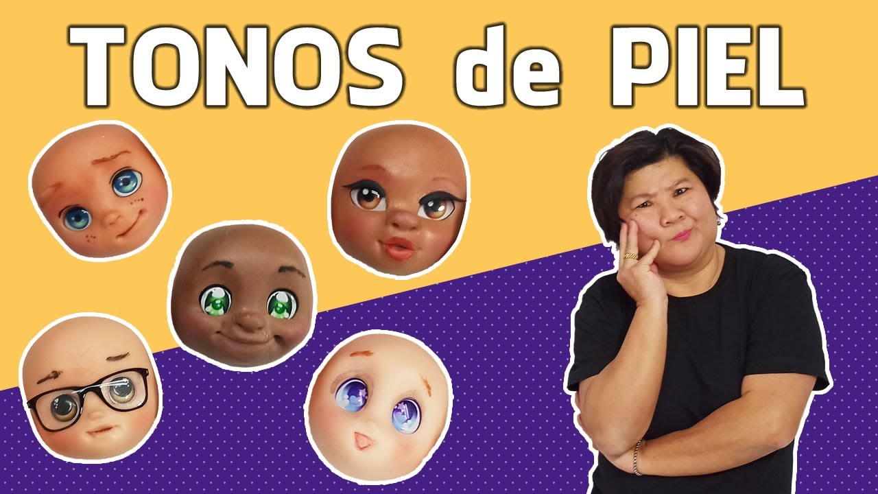 Te enseño a lograr distintos tonos de piel en porcelana fría
