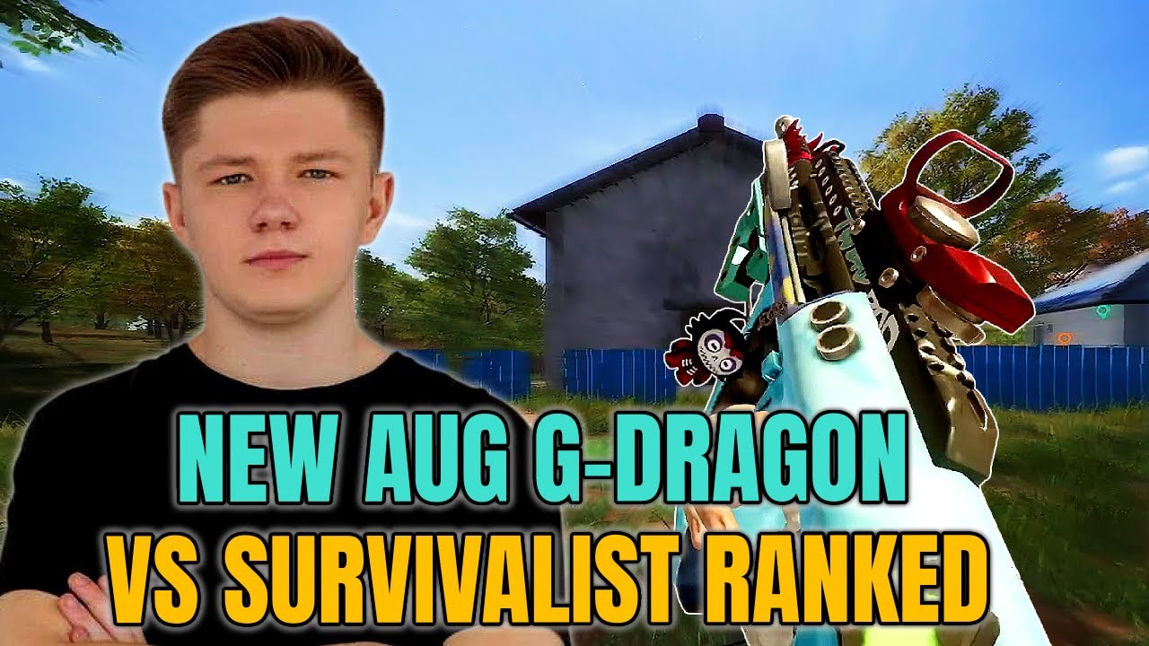 Boost1K Shows The New AUG G-Dragon Skin While Destroying TOP Survivor Ranked SQUADS in PUBG