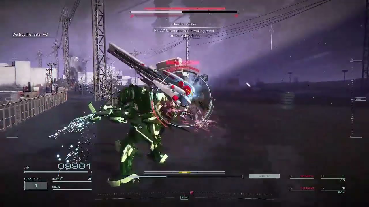 Testing My Armored Core 1 Starter AC Against the Tester AC (Armored Core 6)