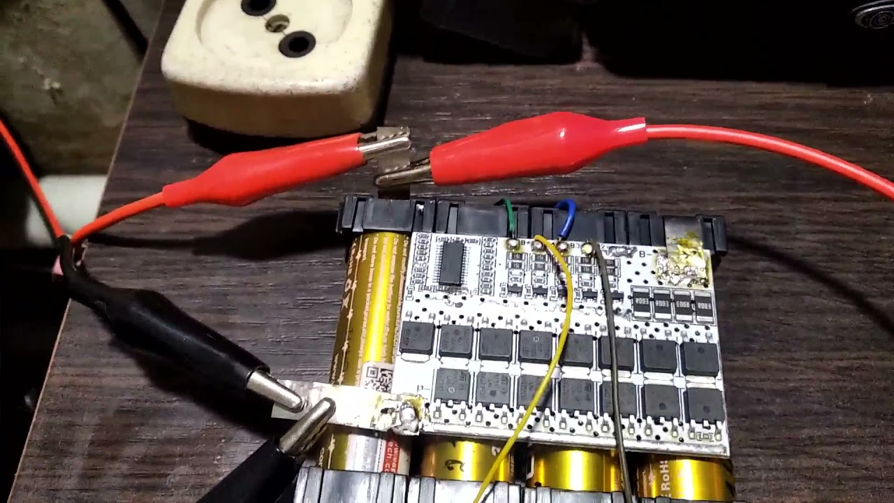 BMS LiFePo4 100A тест защиты нижнего и верхнего напряжения