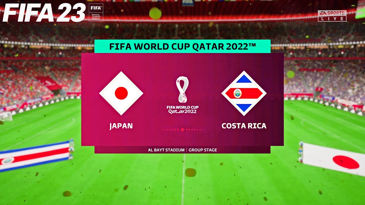 FIFA 23 | Japan vs Costa Rica - World Cup - Full Gameplay