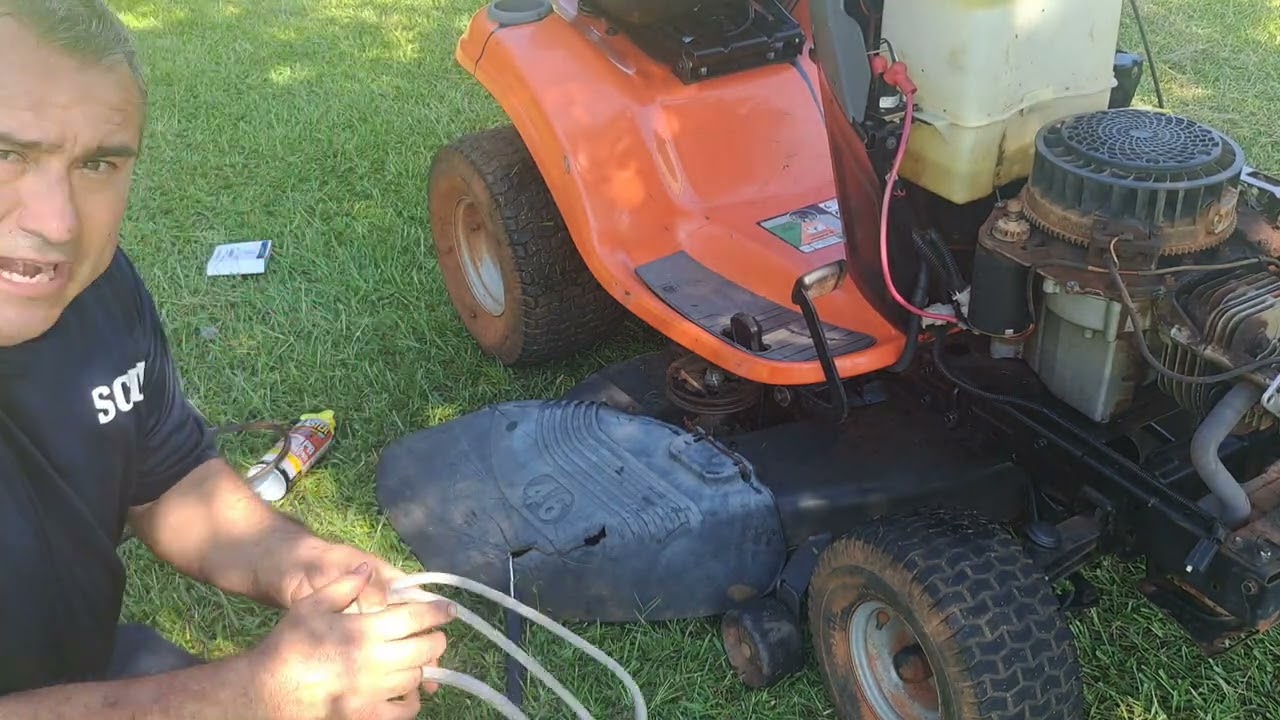 RDMJ Parte#1. TRACTOR HUSQVARNA PORQUE LAS CUCHILLAS  NO FUNCIONAN. DIAGNOSTICO Y REPARACION.