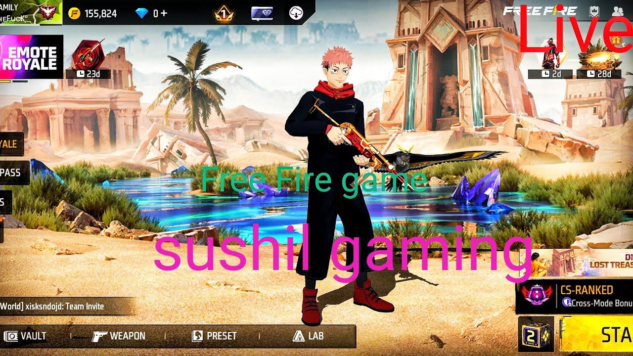 Sushil gaming Live game play