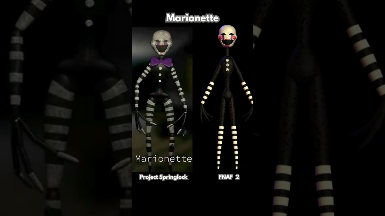 Project Springlock Vs FNAF Games