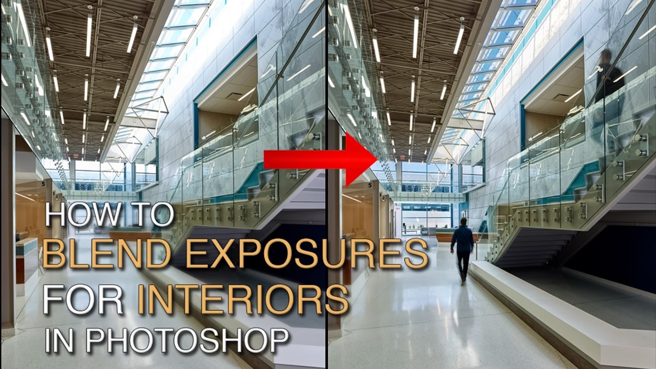 How to Blend Exposures for Interiors in Photoshop using luminosity masks