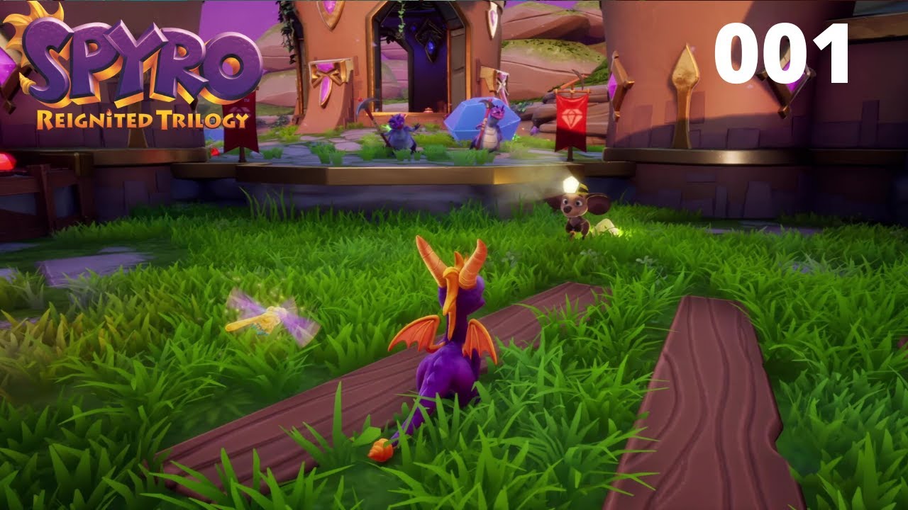 Spyro Ripto's Rage Walkthrough Deutsch Part #1, Glimmer Teil 1 mit Trophäen (ohne Kletterfähigkeit)