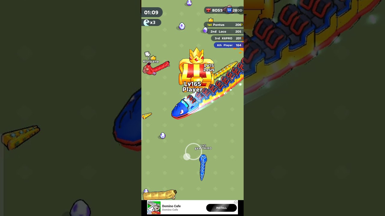 لعبة لأول مرة لعبة الثعابين 