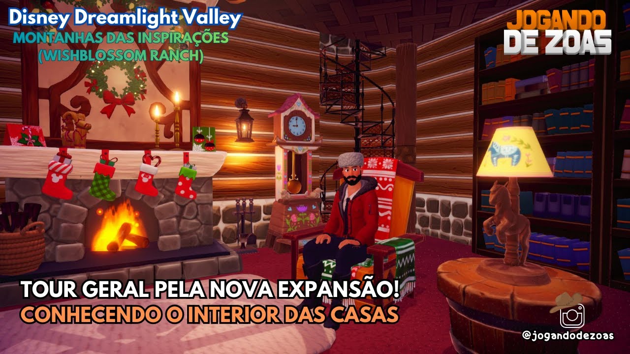 Dreamlight Valley - CONHECENDO O INTERIOR DAS CASAS DOS NOVOS PERSONAGENS!