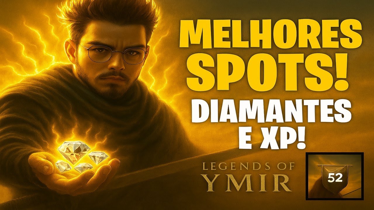Legend of Ymir - MELHORES SPOTS ! DIAMANTE e XP! P&oacute;s 50!