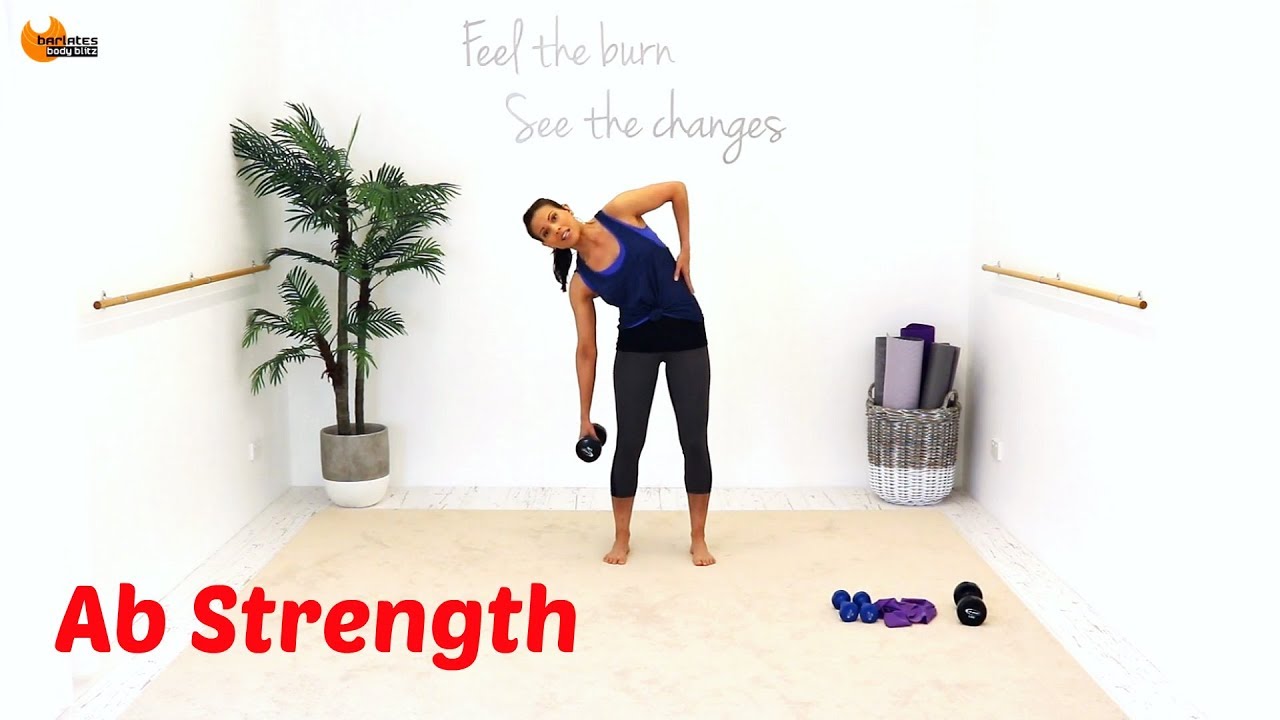 Abdominals Core Strength Workout - BARLATES BODY BLITZ Ab Strength with Linda Wooldridge