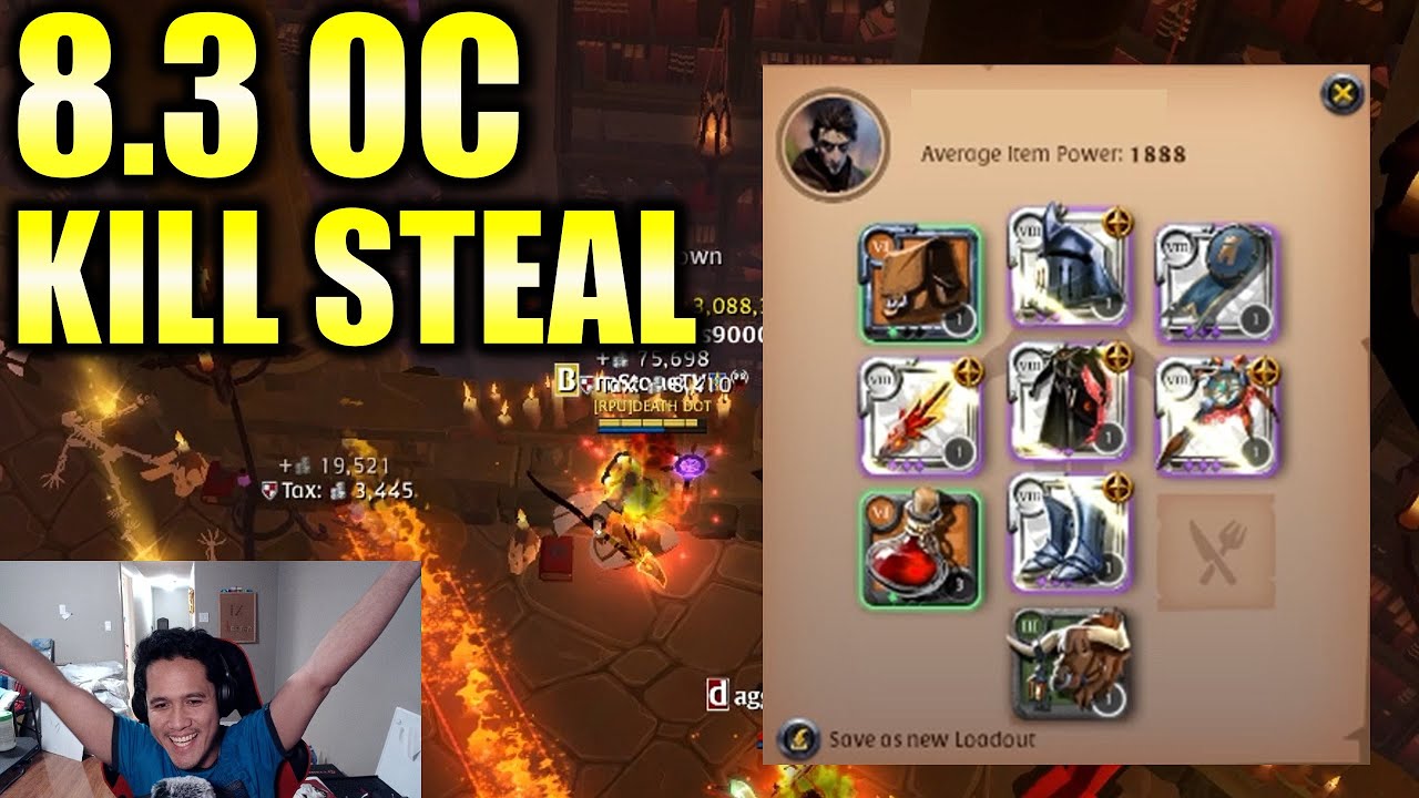 BernStoneTV STEALS An 8.3 OC KILL - Albion PvP 2022