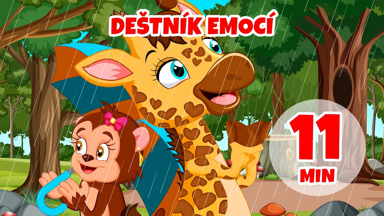 Deštník emocí - 11 min Giramille | Dětské říkanky a písničky
