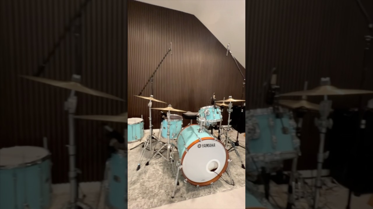 Building my home studio #brooksthedrummer #homestudio #yamahadrums #drums