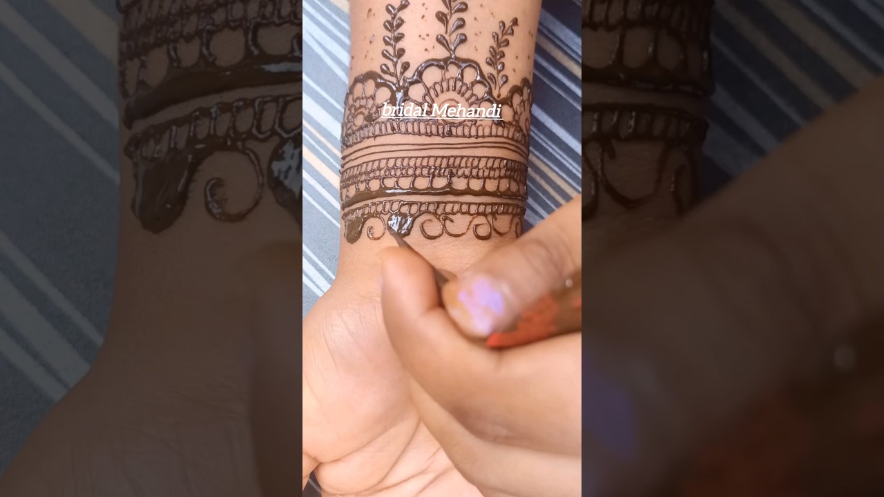 Bridal Mehandi Design #shorts #youtubeshorts