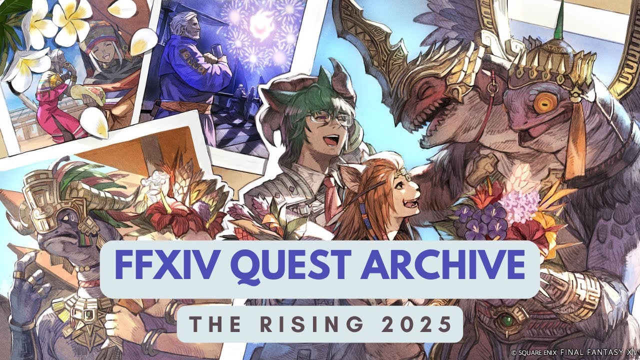 The Rising 2025 | No Commentary | FFXIV Quest Archive