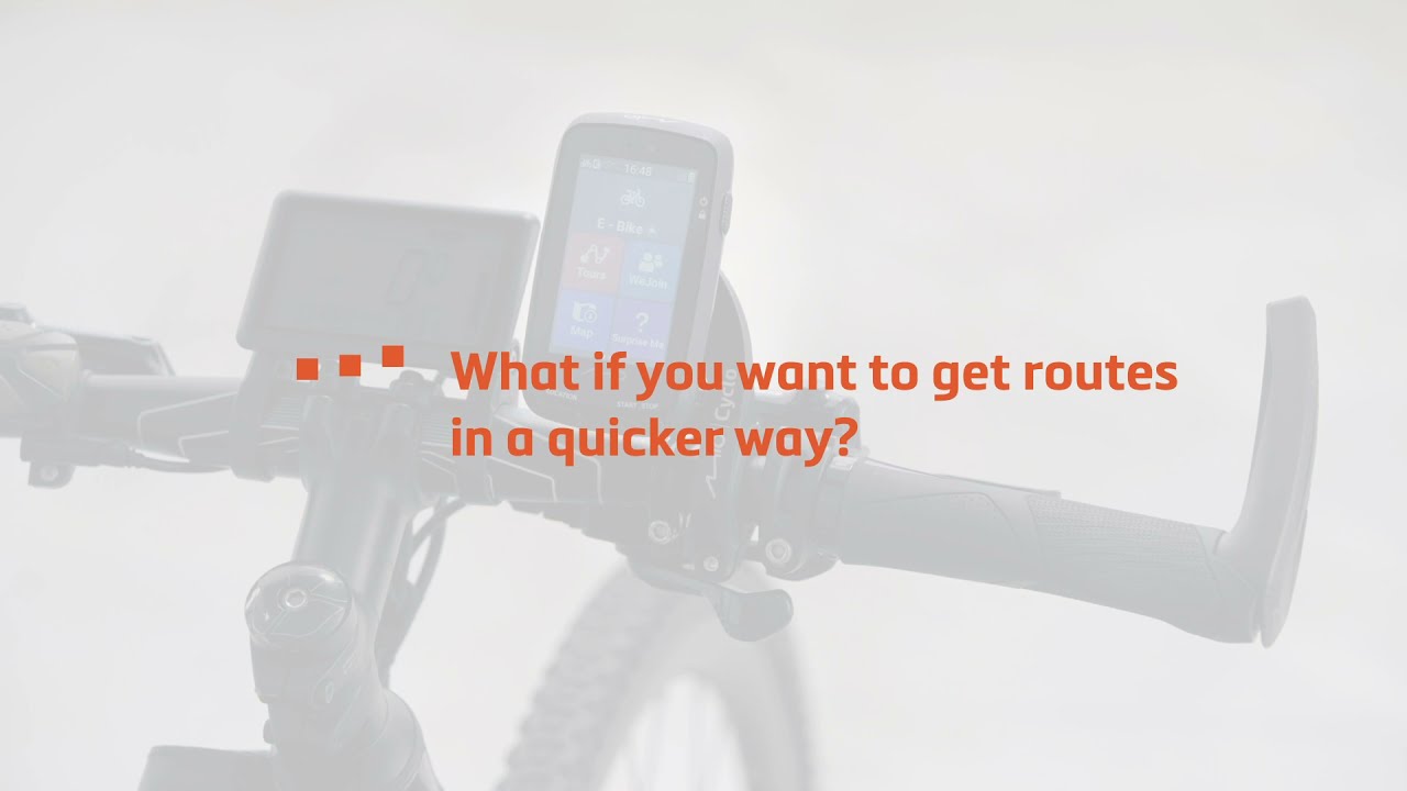 Cyclo™ Discover Series | How to | Find routes with MioShare™ App (EN)