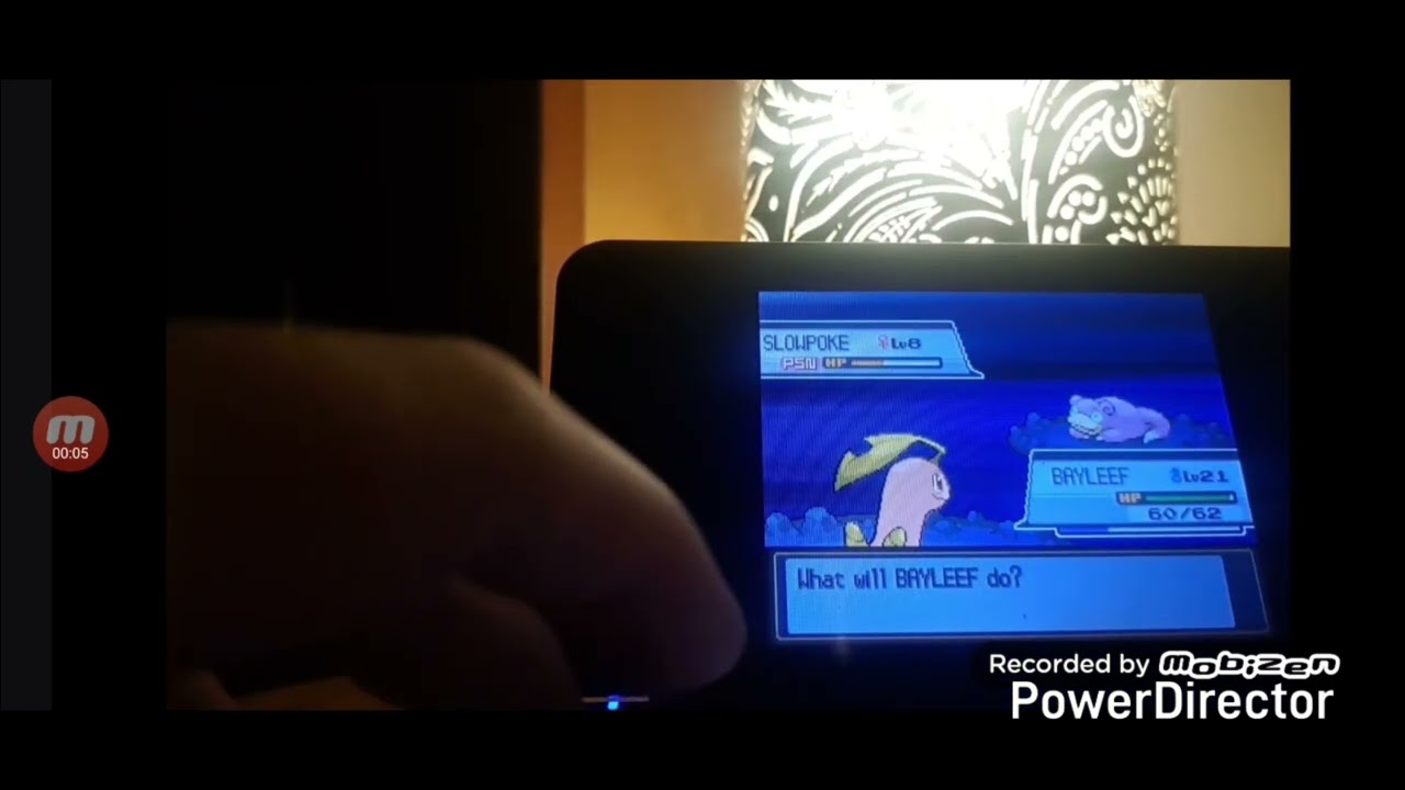 Pokemon Heartgold shiny Slowpoke in Slowpoke Well 