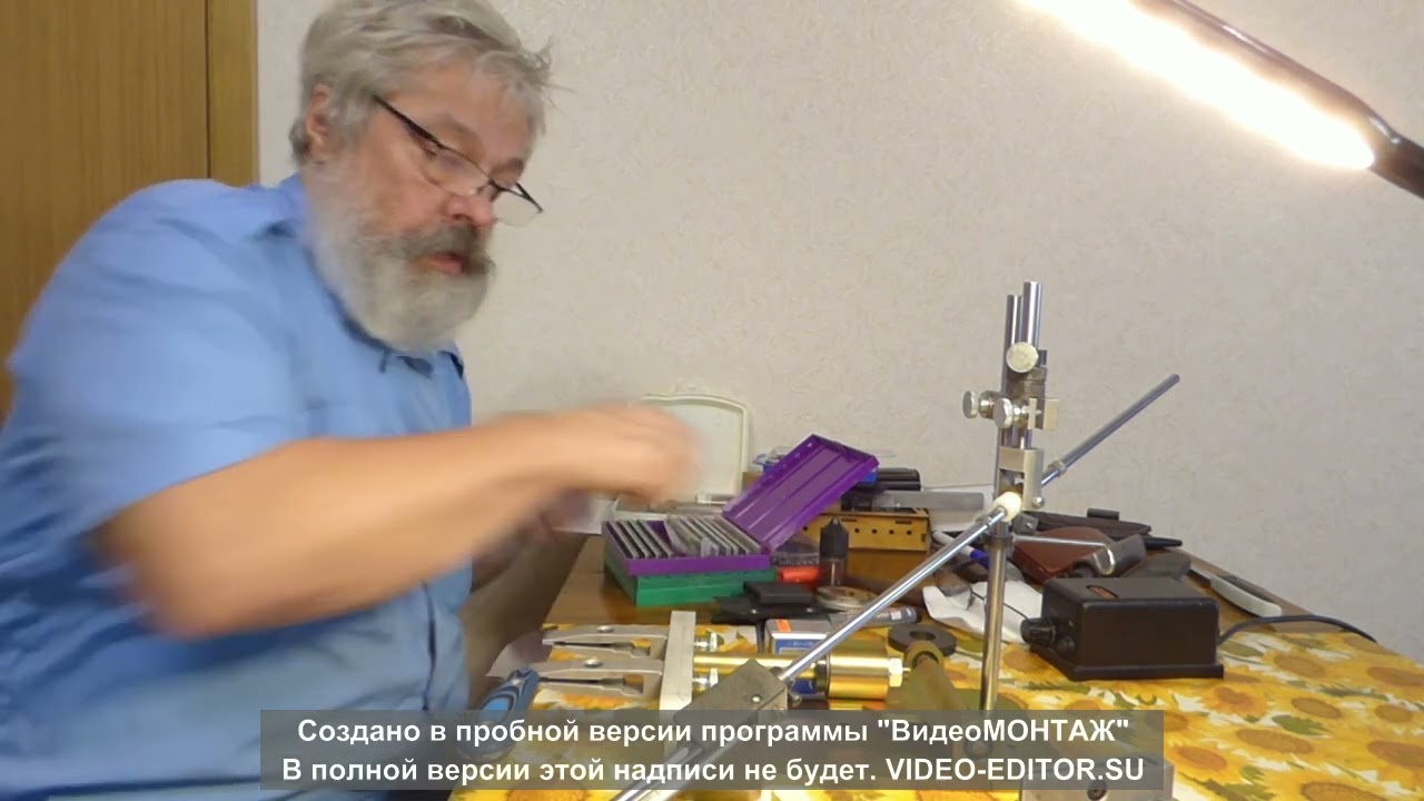 заточный системы от Контур МК точилка Молот в работе