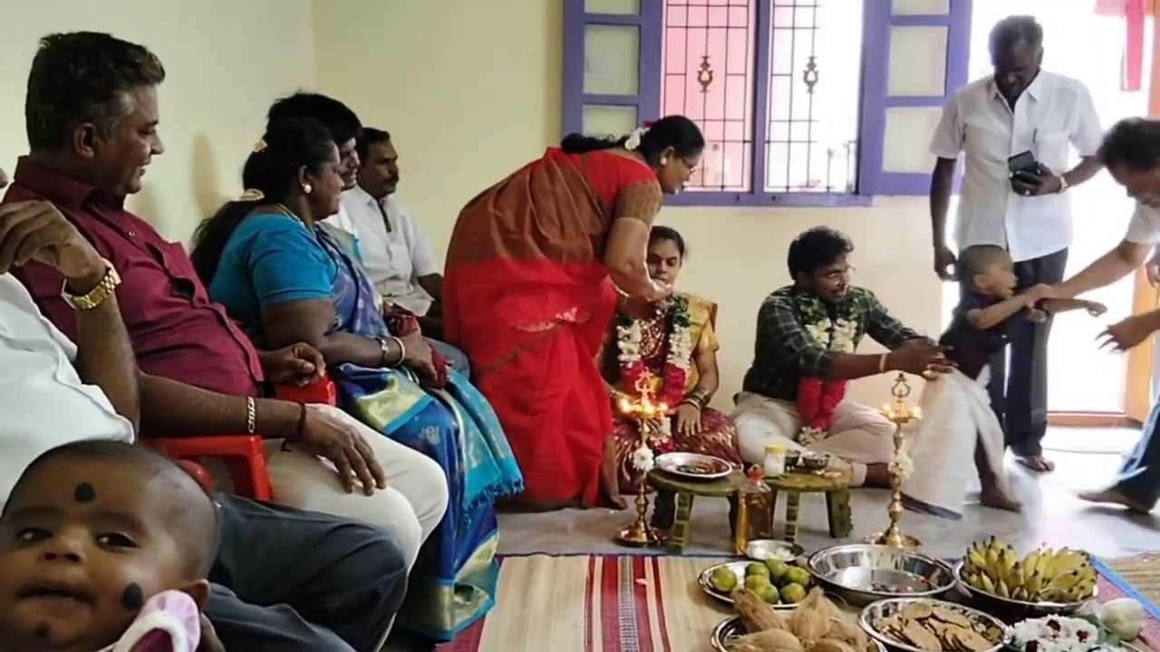 ♥️பொண்ணு வீட்ல மறு வீடு# பொண்ணையும் மாப்பிள்ளையும் அழைச்சிட்டு வந்தாச்சு ❤️# fulla fun thaan