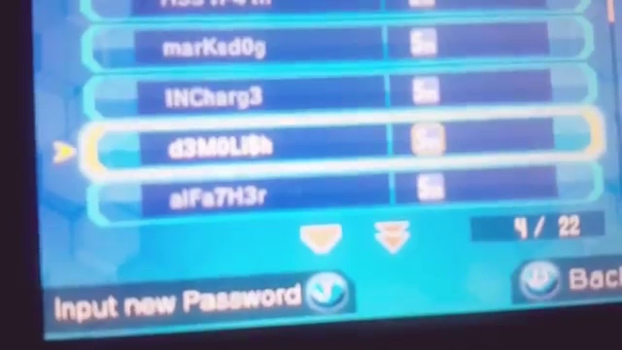 Passwords for lbx for 3ds