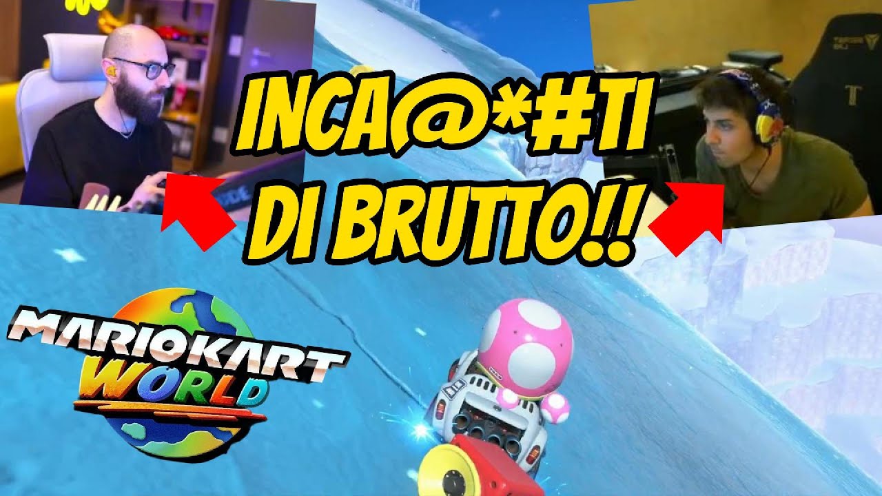 MARZA e BLUR DELIRANO SU MARIO KART WORLD!