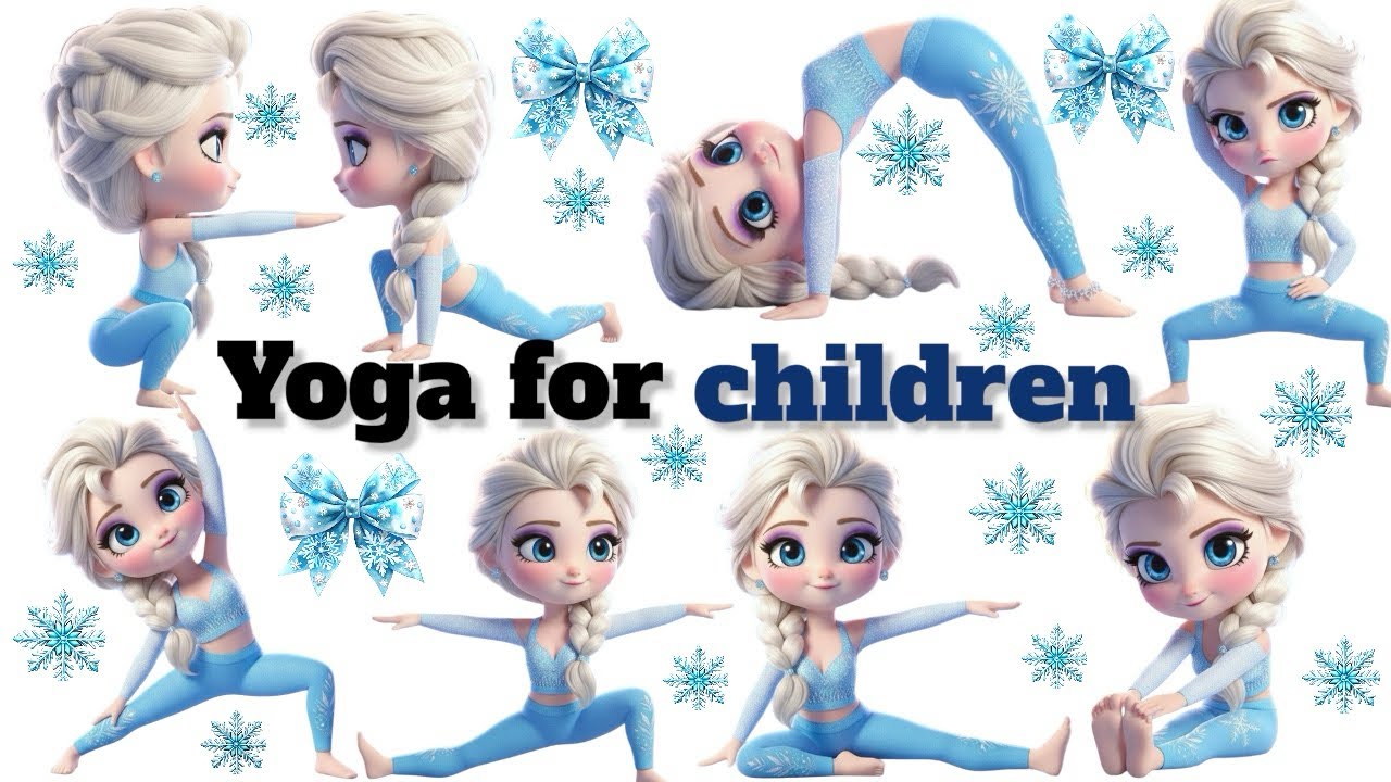 Yoga for children, yoga for mood, yoga for present, yoga for development🦄