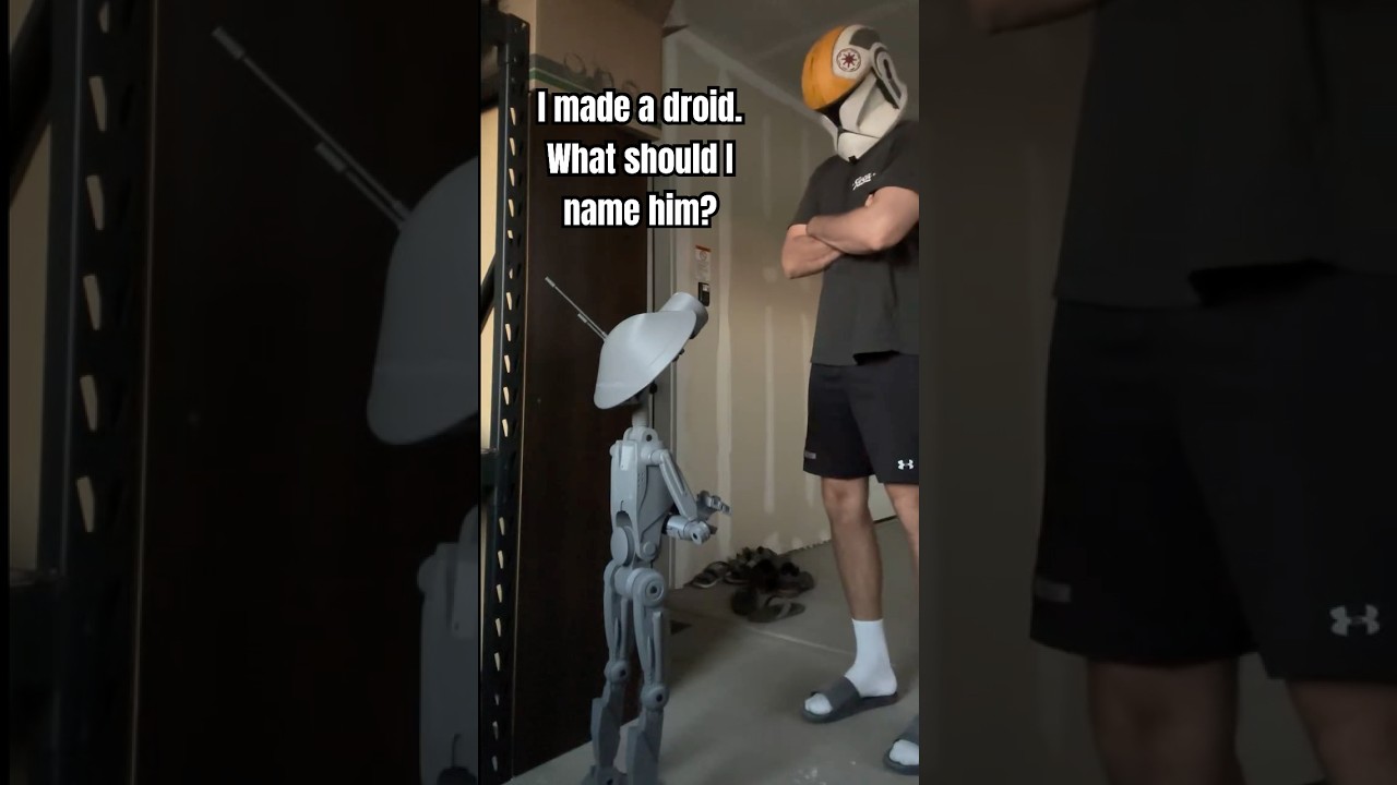 I made a life-sized Pit Droid from Star Wars! #starwars #starwarsdroids