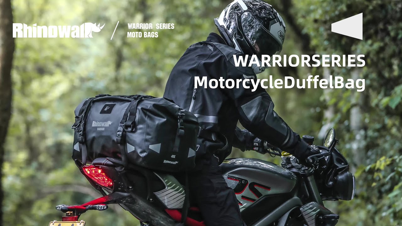🔥💥 Warrior Series Motorcycle Tail Bag &ndash; Durable, Waterproof & Adventure-Ready! 🏍️💨