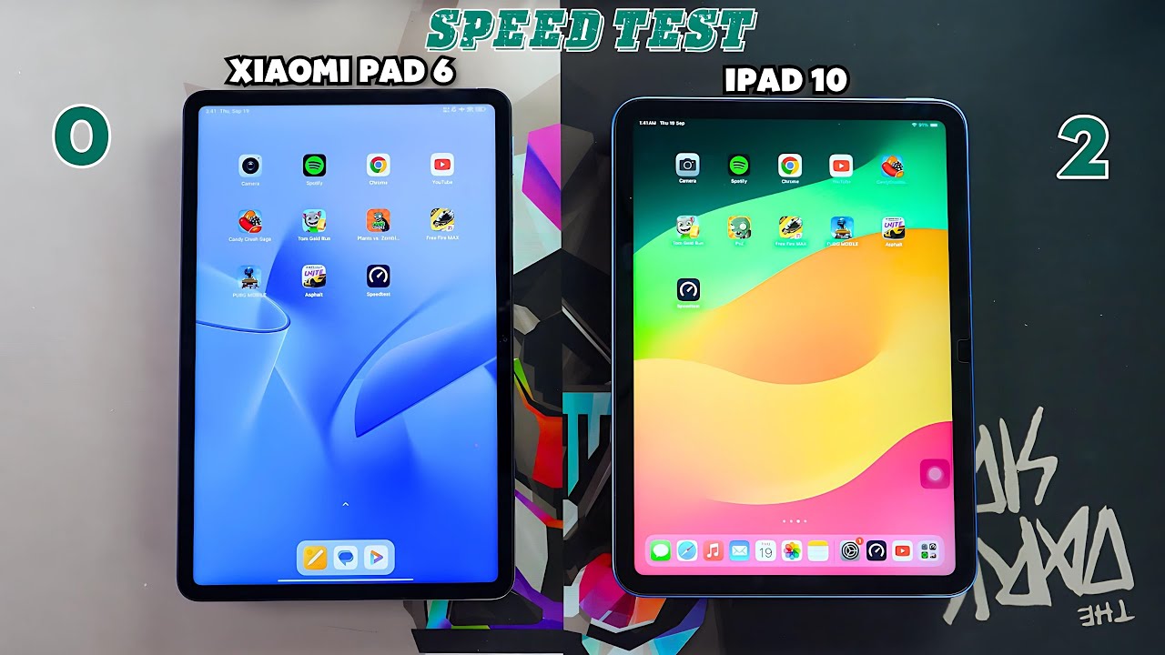 Xiaomi Pad 6 vs iPad 10 Speedtest & Camera Comparison