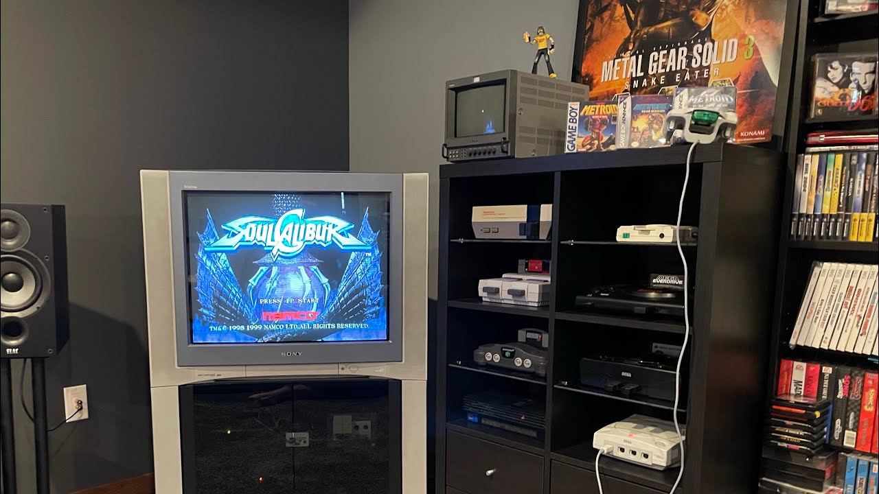 Sony Trinitron fv310 retro gaming corner (work in progress)