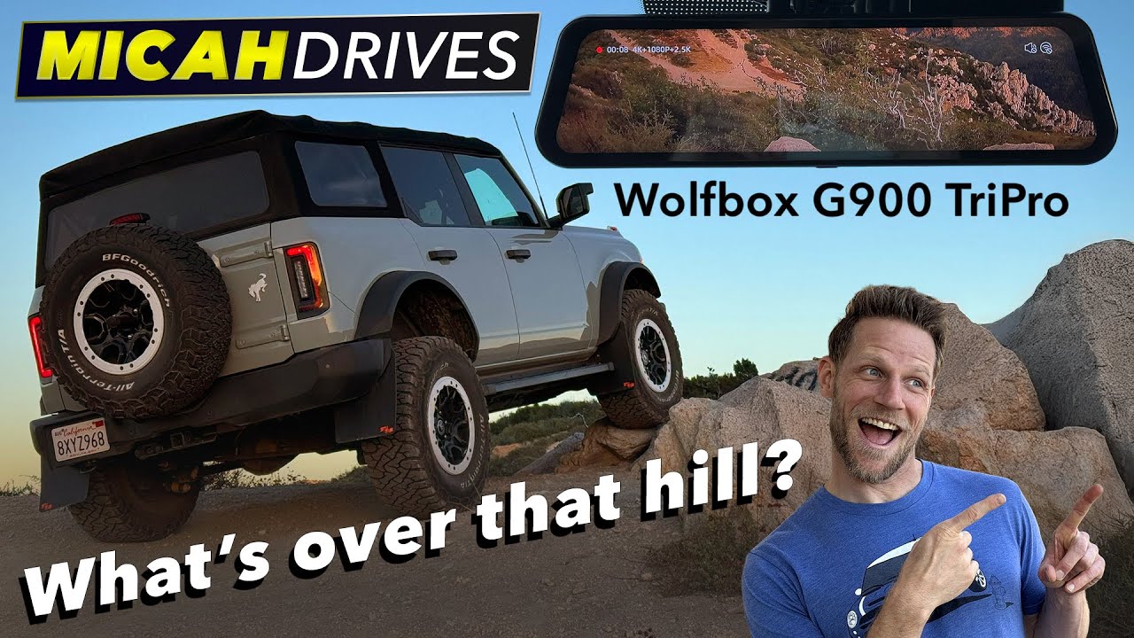 Easily Add a Front Bumper Camera | Wolfbox G900 TriPro Dash Cam Review
